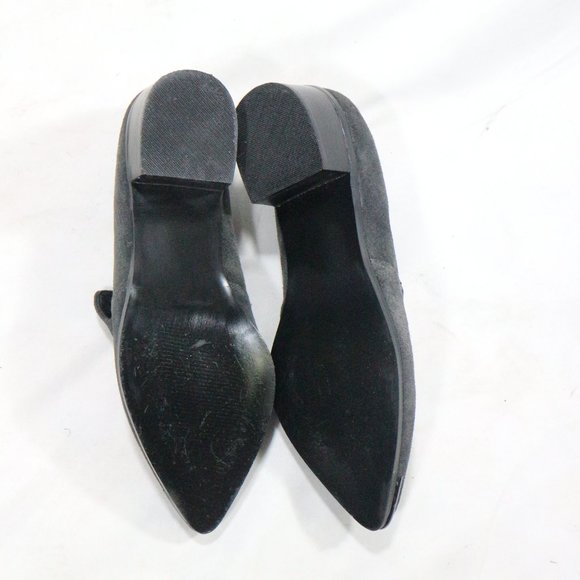 STEVE MADDEN Glenndda Gray Suede Point Toe Shoes - Picture 8 of 8